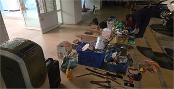 無業男缺錢又染毒癮　潛六龜區公所行竊「冷風扇也不放過」