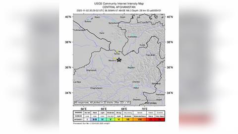 快新聞／阿富汗北部凌晨發生規模6.3地震　距前次逾2千人死亡強震僅2個月