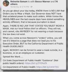 加州疫情還在燒 市長:民眾不需戴罩