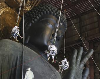 日本下週迎盂蘭盆節長假　奈良東大寺15米高大佛「美容」
