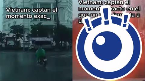 47歲女騎士「突被閃電擊中」連人帶車慘摔…頭手焦黑命危！驚悚畫面全被拍