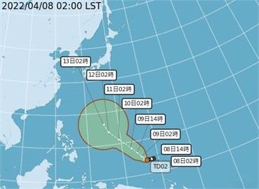 今年第1號颱風「馬勒卡」生成！　最新路徑曝光