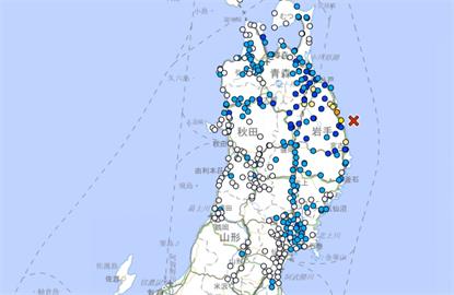快新聞／日本岩手縣沿海發生5.5地震　最大震度5強