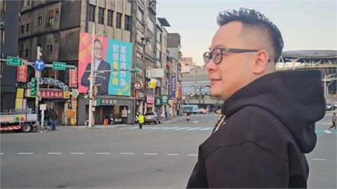 基隆選戰升溫！　童子瑋首站路口跟通勤族問安