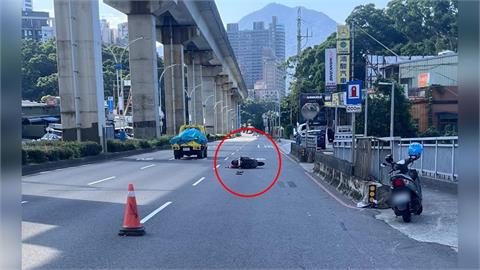 最新/淡水無照男騎士「鬼切」路邊 後方護理師撞上「頭部重創」不治