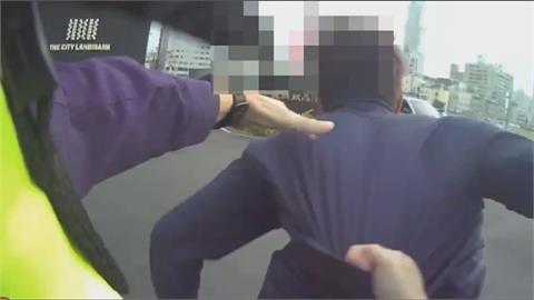 逃逸移工違規左轉拒檢棄車逃　動手攻擊警被壓制逮捕送法辦