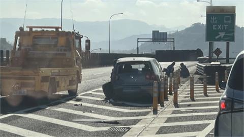 慘！車故障停國6槽化線　　女駕駛下車查看慘遭撞飛不治