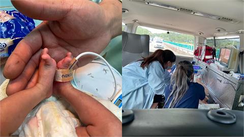 早產兒「小平安」順利轉院！母親寫300字感謝：希望是最後一次坐救護車