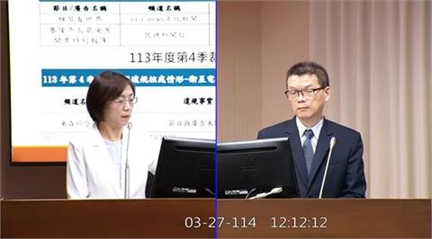 快新聞／藍委翁曉玲質詢再出招　要求NCC暫時停播「這電視節目」