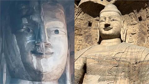 中國寒流太猛佛祖也受寒！雲岡石窟「佛像流鼻涕」照瘋傳...網急喊：感冒了