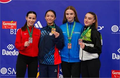 空手道／1:0擊退歐錦賽冠軍奪勝！台將詹心妤威尼斯K1青年聯賽奪金