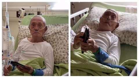 快新聞／96歲阿公住院清醒「第一件事滑手機看賴清德」感動全網　釣出本人獻上祝福