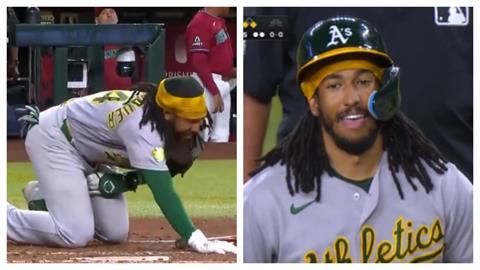 MLB(影)／睪丸破掉繼續打還敲安！男球迷感同身受淚喊：「真男人」