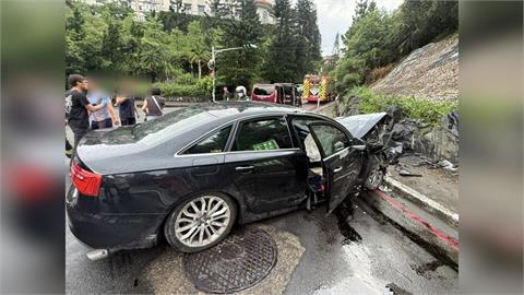 快新聞／憾！新店祖孫3人自撞山壁1死2傷　7旬嬤傷重不治
