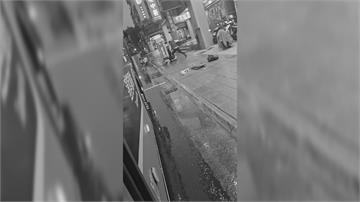 【有片】火爆場面曝！桃園客運司機、高中生街頭全武行 男學生滿臉血送醫