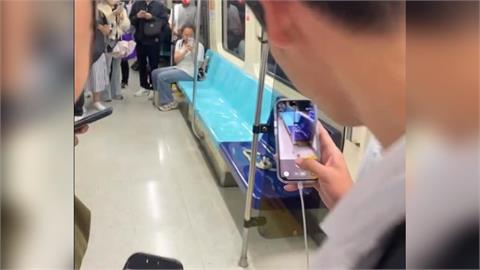 快新聞／北捷出事了！列車博愛座竟有1蛇「蠕動爬行」整車乘客嚇到不敢坐
