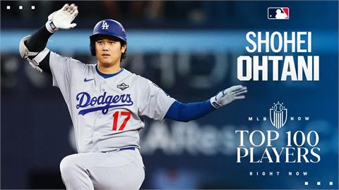 MLB(影)／獨角獸衝擊神鱒紀錄！大谷登2026官方百大球星榜首「生涯4度入榜」