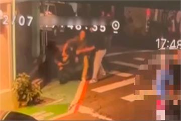 恐怖！怪男暴怒「不走就捅下去」　北市街頭拿螺絲起子猛刺路人