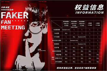 【李哥陪你跨年】Faker 舉辦中國成都見面會　一票難求被黃牛炒到二萬人民幣起跳