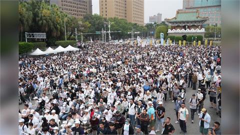 突破3萬？民眾黨329凱道活動宣稱人潮溢出　景福門開始交管