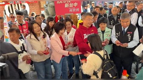 最強會長來了！同框何欣純拜年　蔡其昌祈求媽祖：台灣隊再創奇蹟