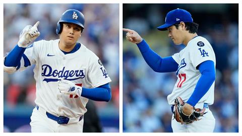 MLB／道奇大谷翔平太神！「投手大谷」飆3K、「打者翔平」首局首打席馬上開轟