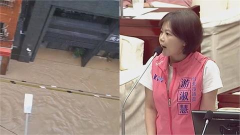 雨彈狂炸內湖「淹成一片汪洋」　游淑慧轟市府：螺絲沒了