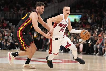 NBA(影)／歷史首見！熱火擊敗老鷹以第10種子晉級季後賽　創NBA新紀錄