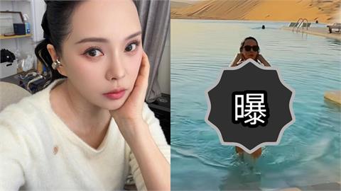 伊能靜泳池大解放「濕身畫面」流出！比基尼狂洩「絕頂S曲線」網暴動：狀態太好了