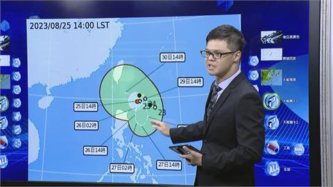 快新聞／蘇拉「這時間」恐達中颱上限！最新路徑出爐　不排除發陸警