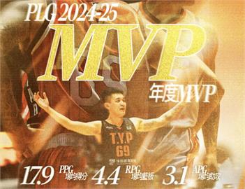PLG／盧峻翔滿分蟬聯年度MVP二連霸！領航猿伯朗獲年度洋將