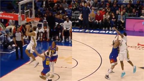 NBA(影)／旋轉跳躍！鵜鶘超扯「轉體360度」空中接力　進球後全場傻眼了