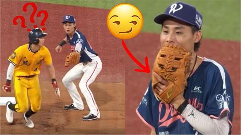 中職(影)／張家兄弟頂上對決！張政禹「假動作」騙張士綸　網笑：小時候沒少被捉弄過
