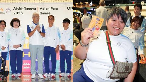 亞帕運(影)／放心去拚金牌吧！台灣隊最大團出發日本　桌球、羽球好手扛開賽先鋒