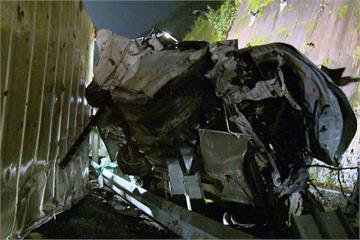 國三聯結車連續追撞 5車毀、6人傷送醫
