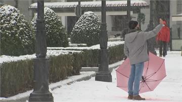 西班牙大雪紛飛 境內400條道路受阻