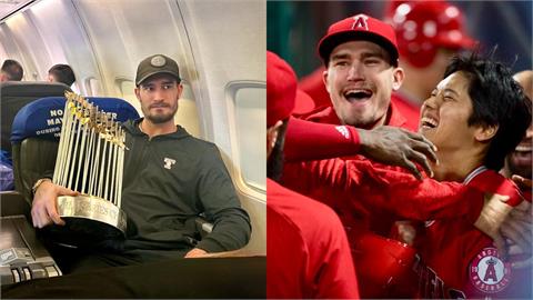 MLB(影)／曾和大谷翔平並肩作戰！遊騎兵冠軍左投社群震撼宣布引退