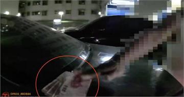 狂按喇叭逼車掏錢道歉反露餡　台中男酒駕超標遭送辦