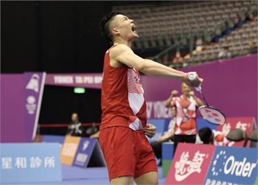 羽球／「台灣一哥」周天成直落二勝出！霸氣怒吼晉決賽挑戰生涯第5冠