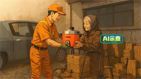 撿二手電鍋送拾荒婦 清潔隊員遭判3個月.褫奪公權1年