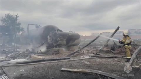 爆炸畫面曝！　車臣加油站大爆炸　釀4死5傷