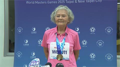 快新聞／88歲「噴射機阿嬤」休息3年後勇奪世壯運金牌！　誓言將一路跑到100歲