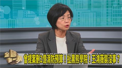 第一勇(影)／王鴻薇曾提案「刪消防預算」！蘇巧慧曝：她不是內政委員會的！