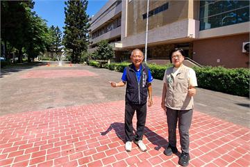 優化行人空間　台中市建設局以「類花之道」改善大里內新廣場