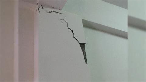 地震過後務必檢查房屋 大樑、柱出現45度裂縫須留意