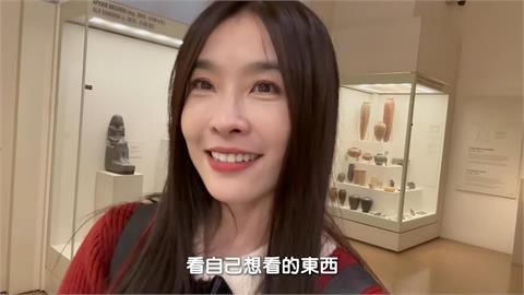 小嫻走訪希臘考古博物館　見歷史文物兩眼發光：很滿足