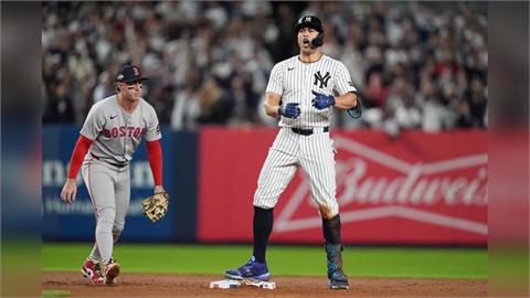 MLB(影)／洋基「怪力男」糗了！以為全壘打踩確信步賽後尷尬喊：小朋友不要學