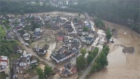 雨量百年來最多！ 德國西部洪災超過40死、多人失蹤