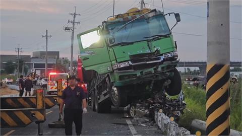 父親節悲劇！台南大貨車毒駕上路撞擊轎車駕駛致死　嗎啡及安非他命陽性