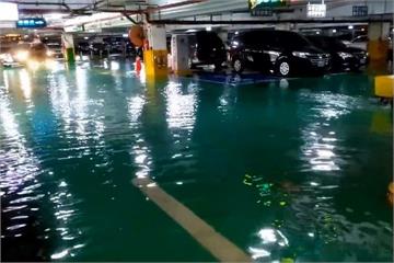 豪雨落雷襲宜蘭 市區淹水部分路段封閉
